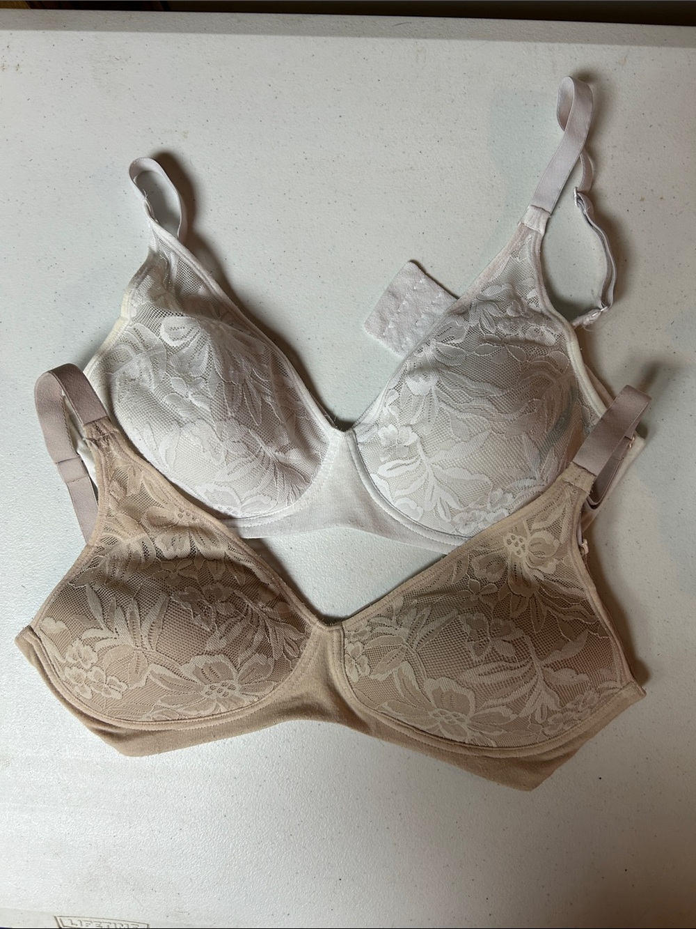 Bali Lace Breathe Bras - Cream and Beige